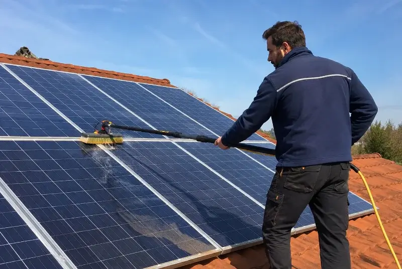 Nettoyage et entretien de panneaux solaires à Jonzier-Épagny